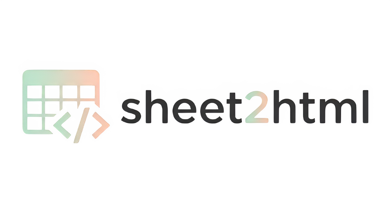 sheet2html Logo